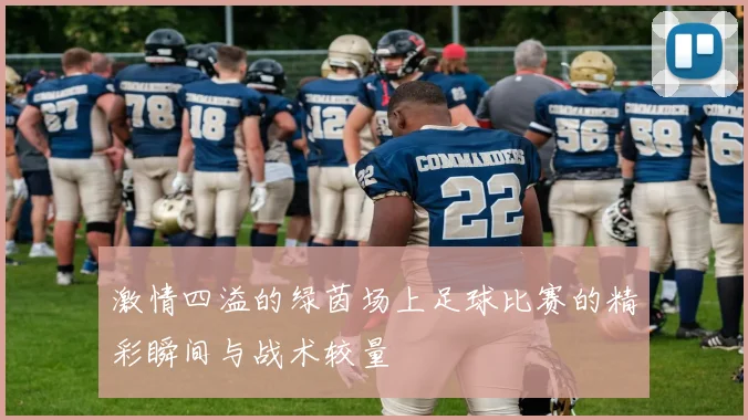 激情四溢的绿茵场上足球比赛的精彩瞬间与战术较量